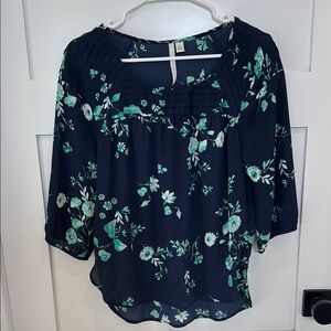Lauren Conrad Floral Print Women's Top XS